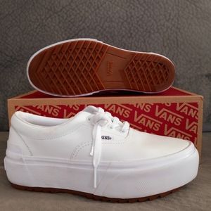 White Vans sneakers